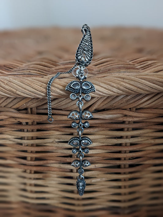 Lightweight Long Earrings with Chain