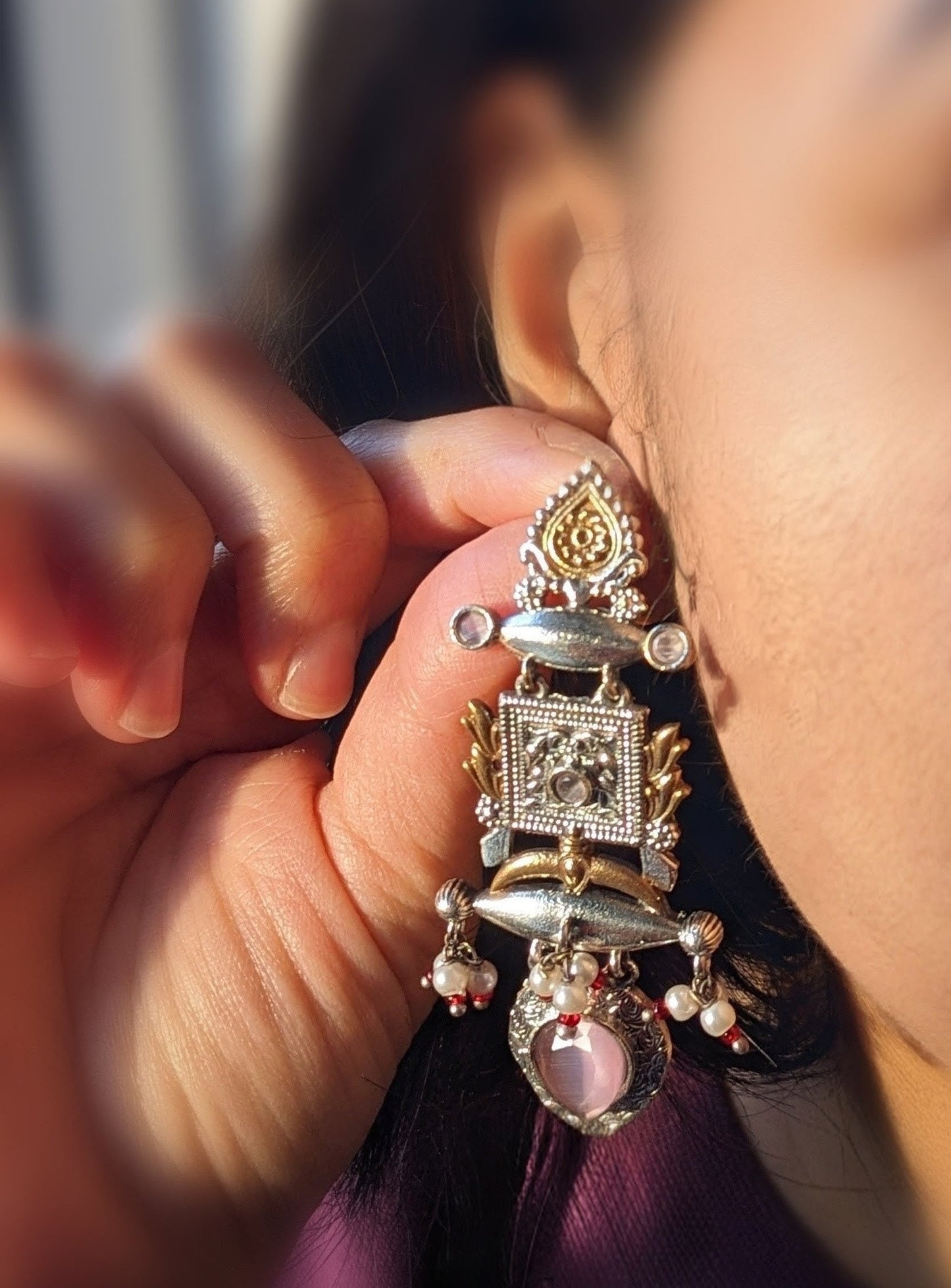 Earrings - Light Pink