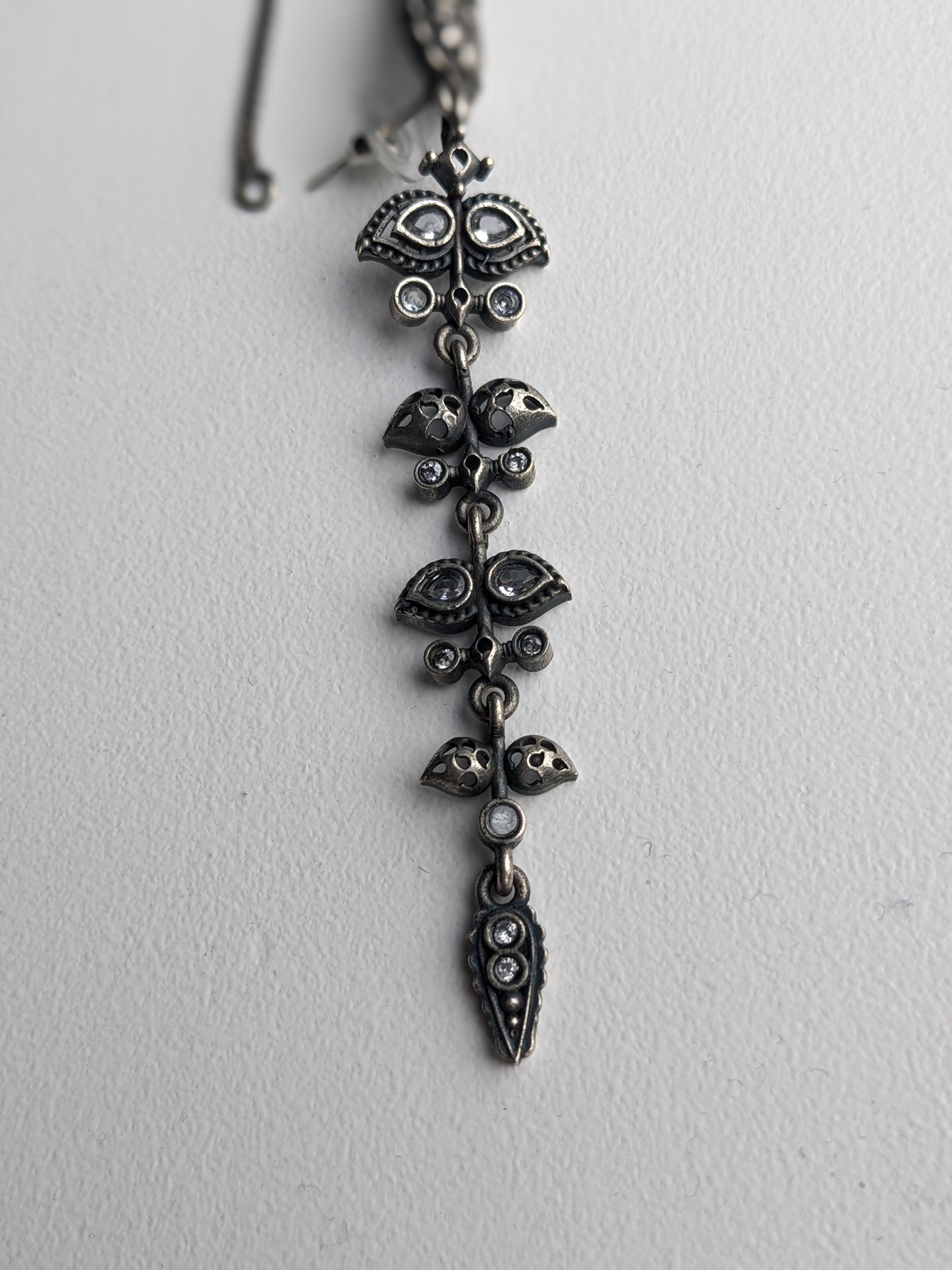 Lightweight Long Earrings with Chain