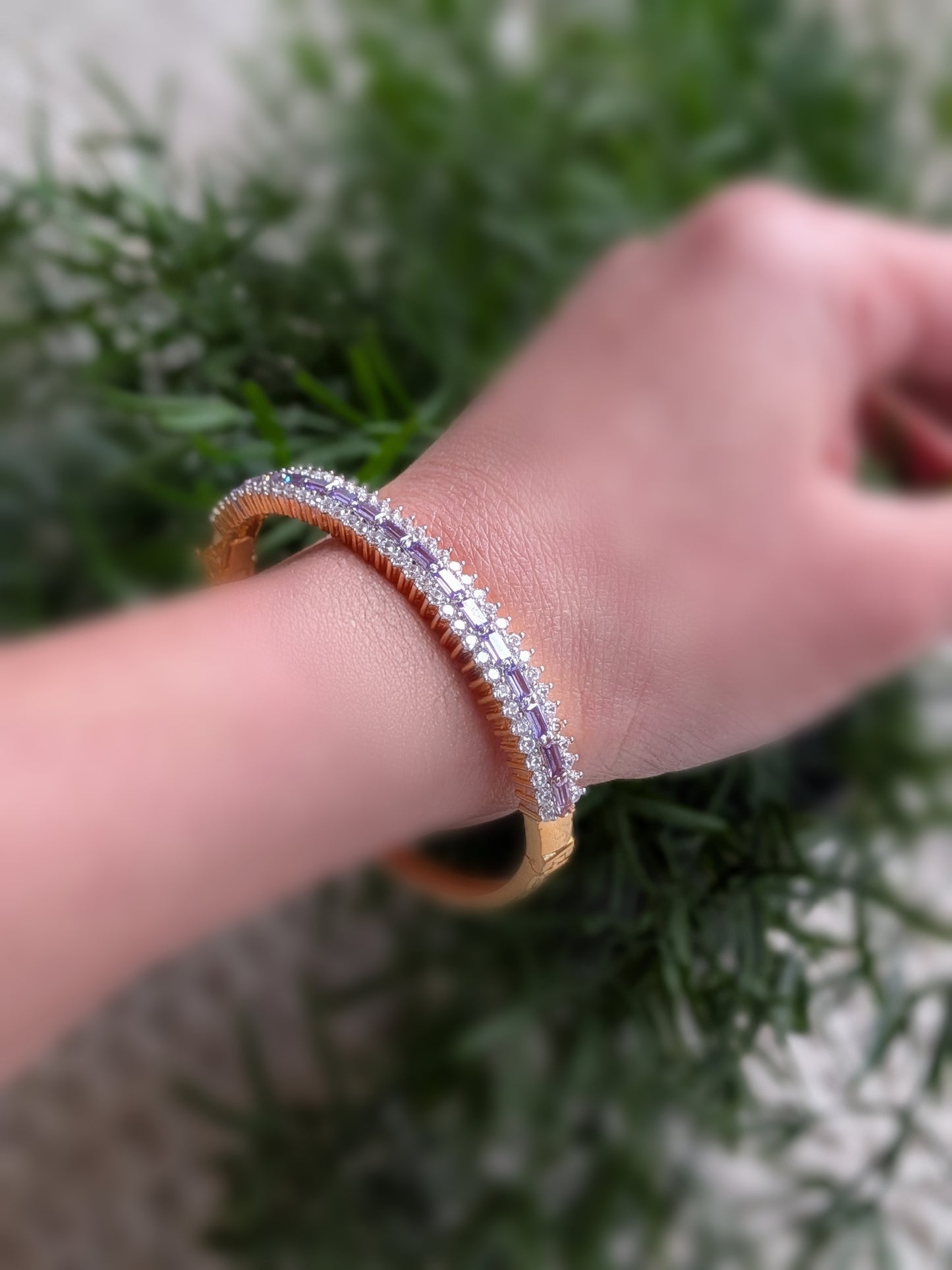 Light Purple Bracelet with AD